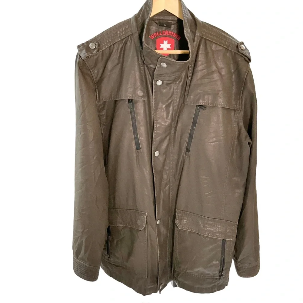 Wellensteyn Montgomery Military Field Jacket CoPuTec, Waxed Cotton Men's L - Picture 4 of 16